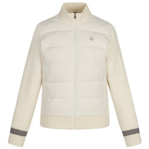 테일러메이드 몸판 다운 하이브리드 니트 가디건 TWSCO8221-101