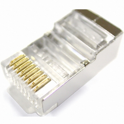 강원전자 NETmate PLUG MASTER RJ-45 8P8C (STP CAT.5E) (100개)
