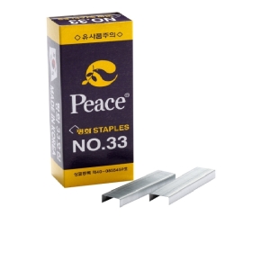 평화 스테플러침 NO.33호침 스테이플러 / 5000ps 우수한제품