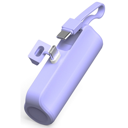 제이원 2in1 도킹형 보조배터리 HA-ST5000-2W 5000mAh (C타입+C타입 케이블)_이미지