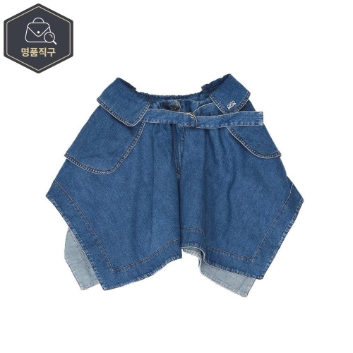 로에베 MINIGONNA 카고 인 데님 블루 S540Y1EX03/5140 B0741952695_이미지