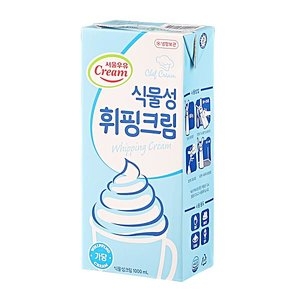 서울우유 식물성 휘핑크림 1L (6개)_이미지