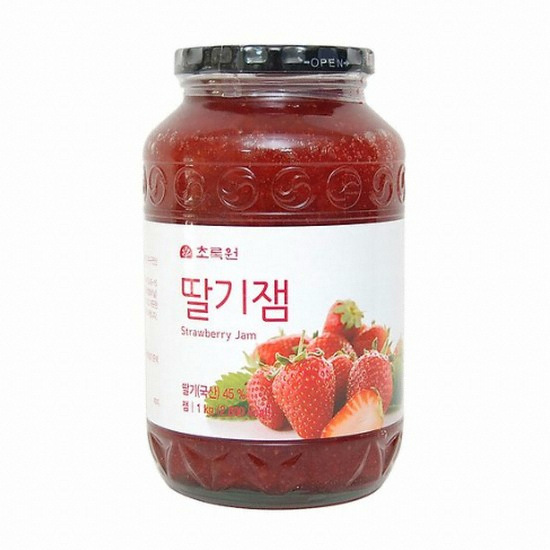 초록원 딸기잼 1kg (2개)