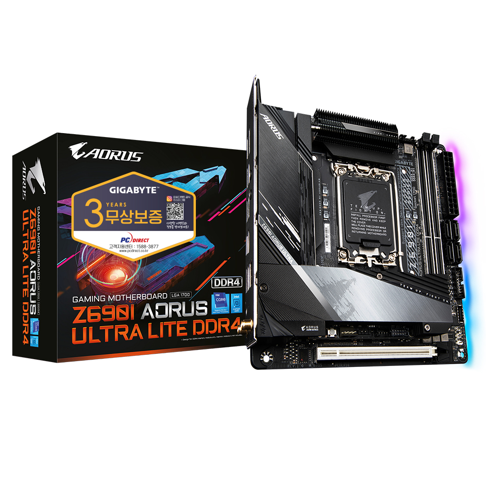 GIGABYTE Z690I AORUS ULTRA LITE D4 피씨디렉트_이미지