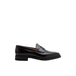 발리 6134930 Score 6231393 Mens Black Calf Leather Loafers 129195208_이미지