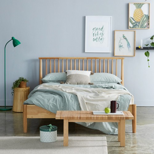 베스트리빙 윈저 원목 침대 Q (매트별도)_이미지