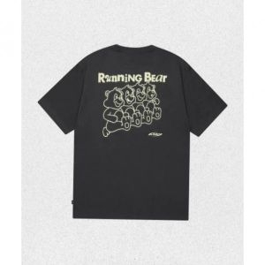 엘엠씨 LMC RUNNING BEAR TEE charcoal 0LM45STS302CRC 1336851_이미지