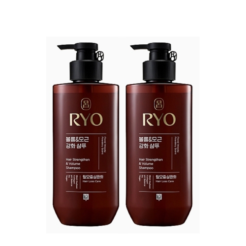 아모레퍼시픽 려 흑운 볼륨&모근강화 샴푸 480ml (2개)