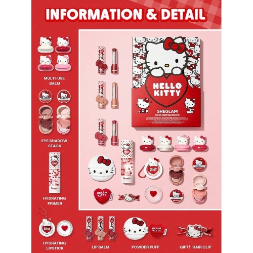  sheglam 헬로키티 풀 컬렉션 세트 1