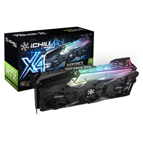 INNO3D iChiLL 지포스 RTX 3080 D6X 12GB X4 LHR