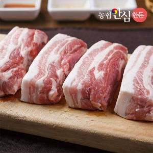 하늘미소축산 농협안심한돈 국내산 에어프라이용 삼겹살 500g (1개)_이미지