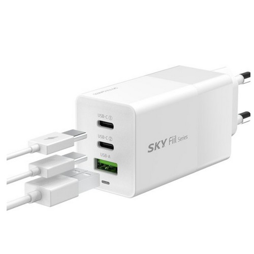 스카이랩 스카이 필 PD PPS 65W 3포트 GaN 충전기 SKY-G65SPD3_이미지