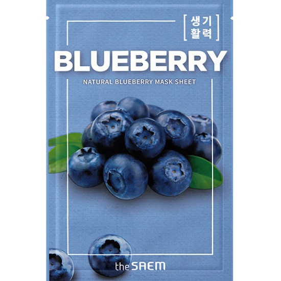 더샘 내추럴 블루베리 마스크시트 (10매)_이미지
