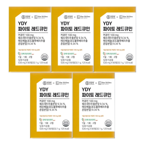 YDY YDY 파이토 레드큐민 535mg 60정 (5개)_이미지