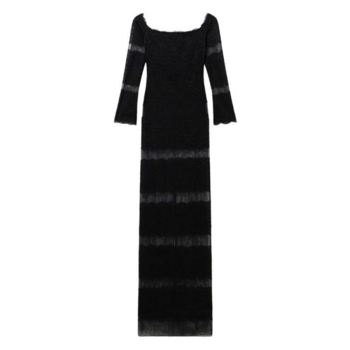 블루마린 미디 원피스 P622A760A N0990 Black_이미지