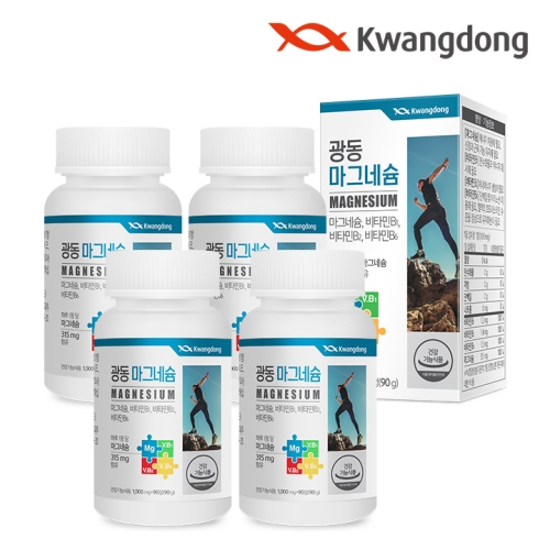 광동생활건강 마그네슘 1000mg 90정 (4개)_이미지