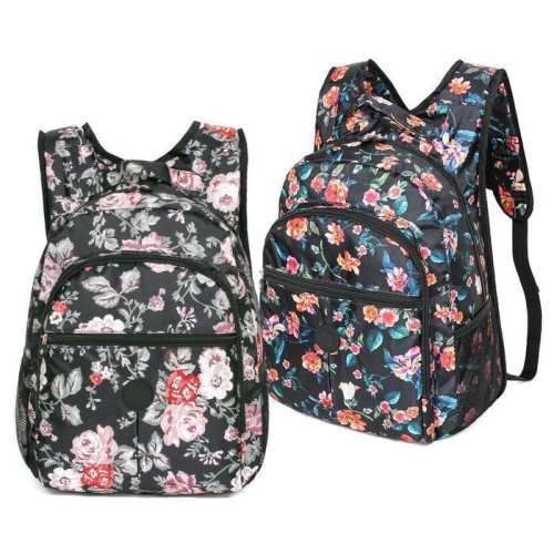 셀러허브 패션 JHQRY9MQ_4A 블루마운트 MK-04A 플라워 패턴백팩 여행가방