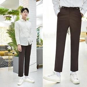 셀러허브 패션 JHQQ83Q9_4B 밤색 교복바지 남자 -6XL