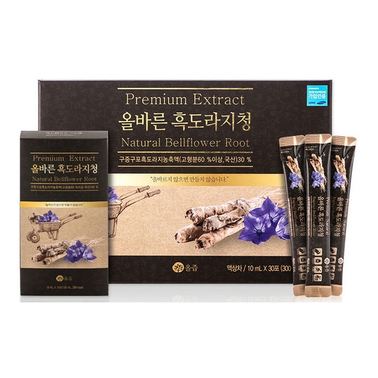 로그온커머스 올즙 올바른 흑도라지청 30T