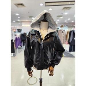 멜로디가든 세이브존08 후드 인조 가죽점퍼 M25WBR116 43374553