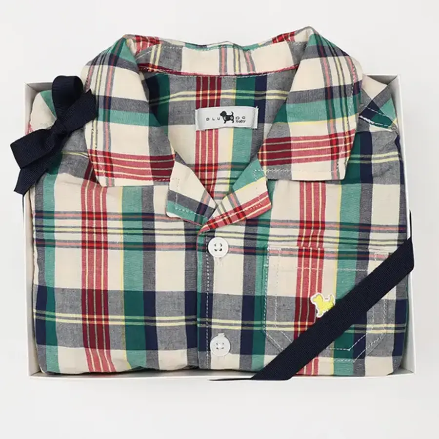 서양네트웍스 블루독베이비 HP BL 마드라스체크셔츠 4631432201