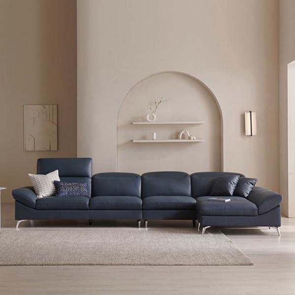 삼익가구 애버딘 헤드틸팅 천연가죽 소파 6인용 (카우치스툴포함)_이미지