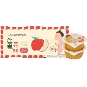에코맘 산골이유식 산골 퓨레 사과  100g
