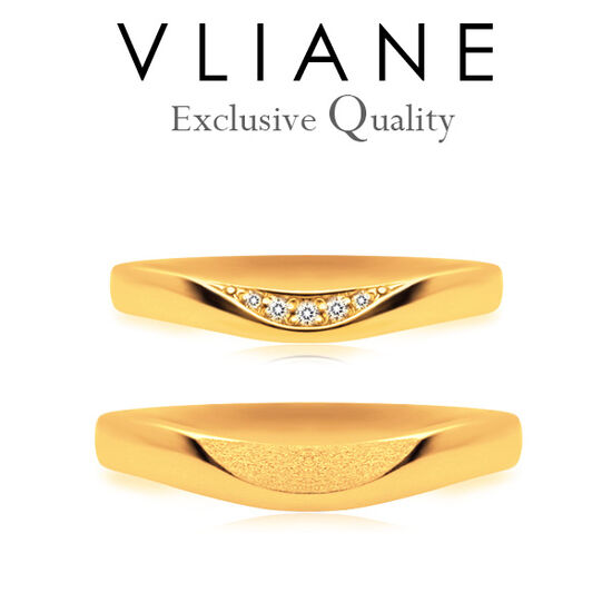 브리앙 18K 라인 다이아몬드 커플링 세트_이미지