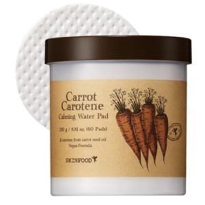 스킨푸드 캐롯 카로틴 카밍 워터 패드 60매 (3개)