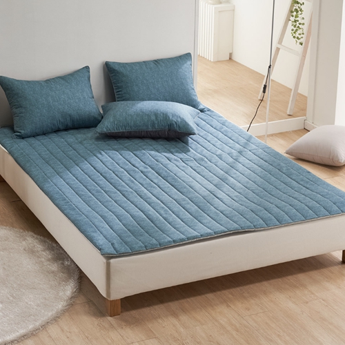 올데이 블루 온수매트 커버 (싱글, 100x200cm)_이미지