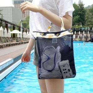 JW49741DH 용 1단 메쉬백 트래블팩 COATING sparklemustard 정리 수납 캠핑 여행 k-19358