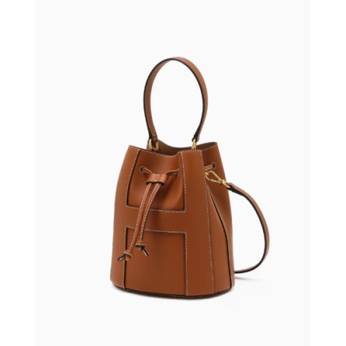 LF 헤지스 핸드백 HIWA6E220 브라운 H패치 소가죽 미니 토트 크로스백