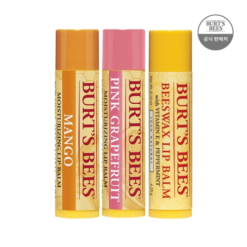 버츠비 립밤 3종 세트 4.25g (1개)