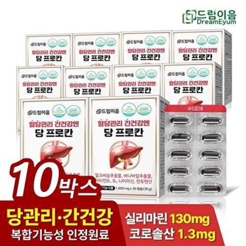 드림이음 혈당관리 간건강엔 당프로칸 30캡슐 (10개)_이미지