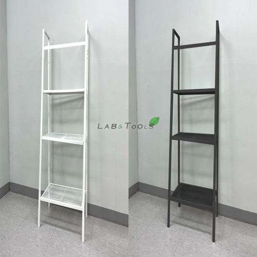 이케아 IKEA 철제 선반 LERBERG 레르베리 화분 진열대 화이트 슬림4단_이미지