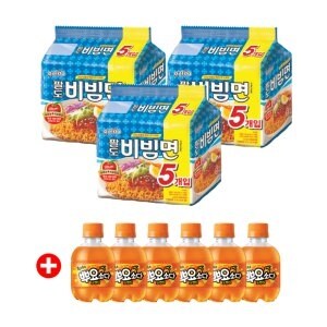 <b>팔도</b> <b>비빔</b><b>면</b> 15개+뿌요소다 6개 증정