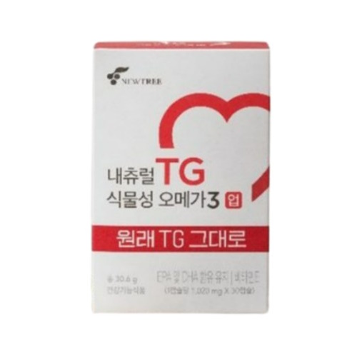 뉴트리 내츄럴TG 식물성 오메가3 업 1020mg 30캡슐 (6개)_이미지