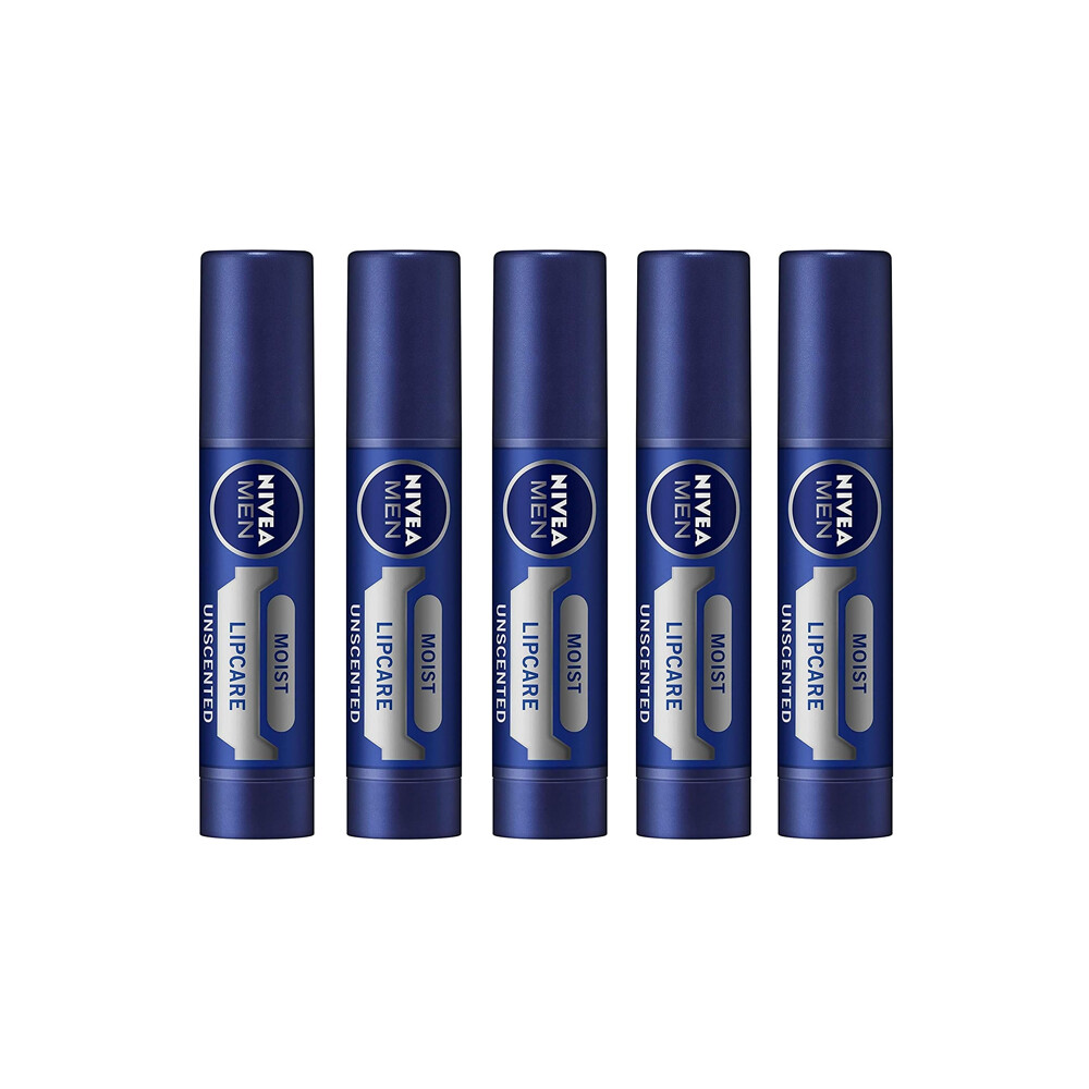 니베아포맨 맨 립 무향료 3.5g (5개)_이미지