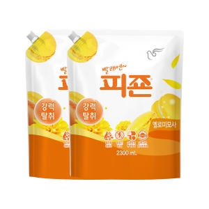 블루비앙카 리필 2.3L 3개 + 옐로우미모사 리필 2.3L 3개