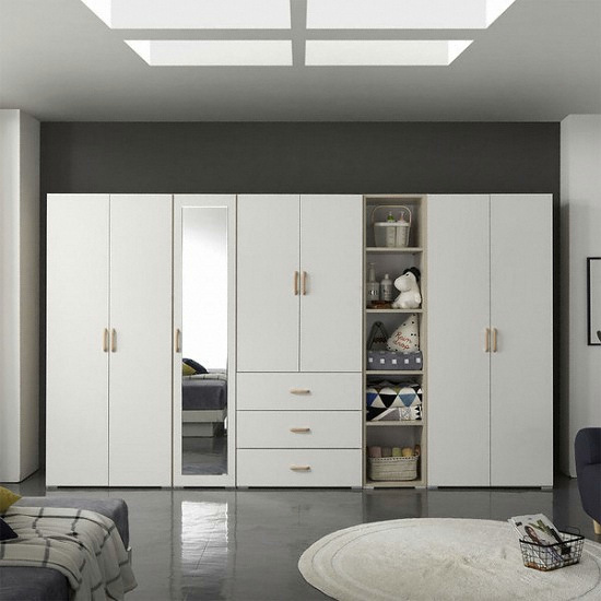 이음 모듈 시스템 옷장세트 3200