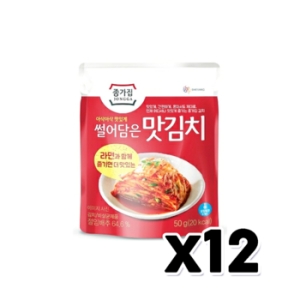 대상 종가집 썰어담은 맛김치[50g,12개]