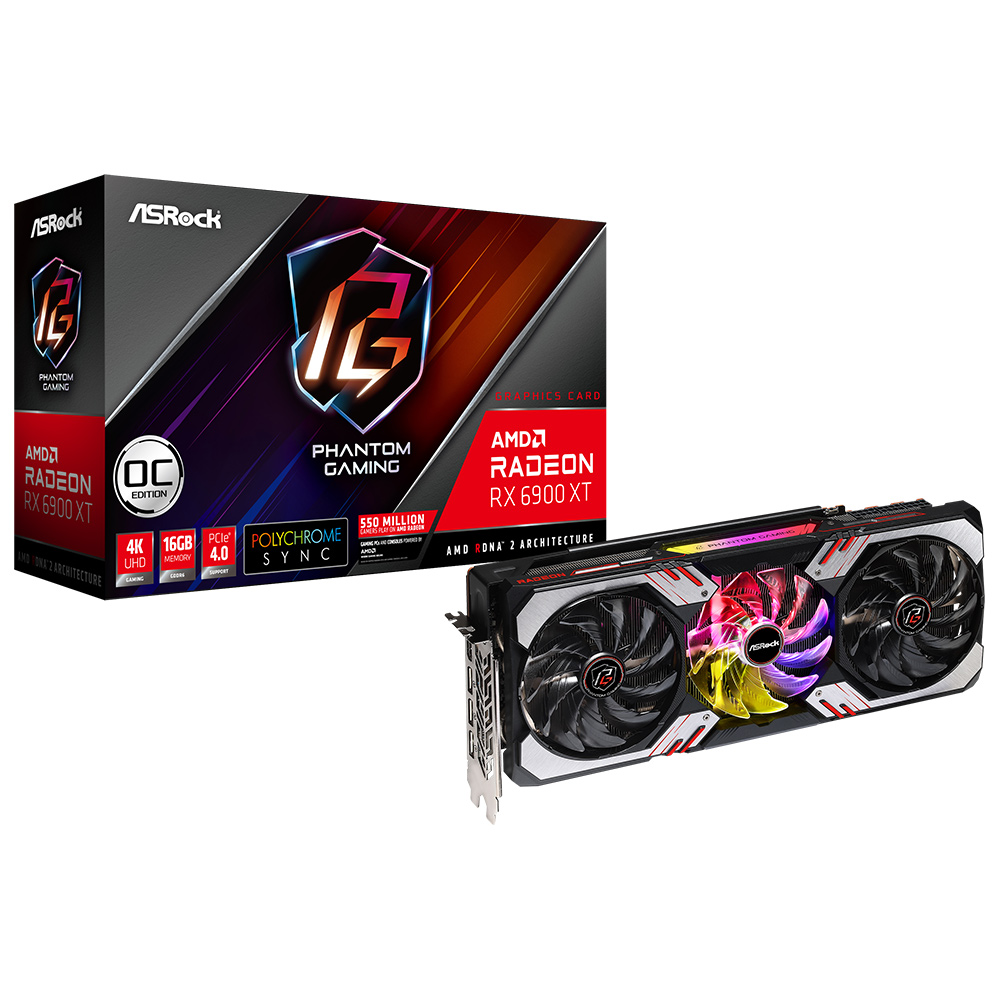 ASRock Phantom Gaming D 라데온 RX 6900 XT OC D6 16GB 에즈윈_이미지