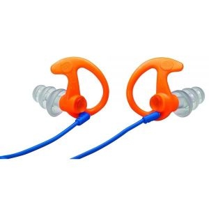 맥스  SureFire EP5 소닉 디펜더 완전 차단 이어플러그, 삼중 플랜지 디자인, 재사용 가능, 오렌지192397