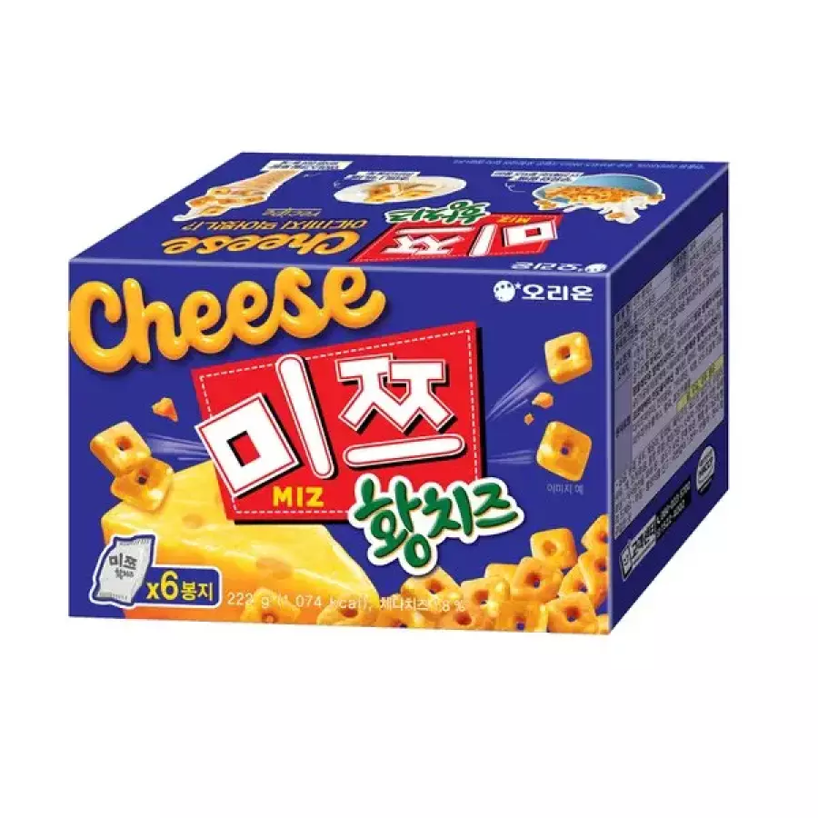 오리온 미쯔 황치즈 222g (1개)