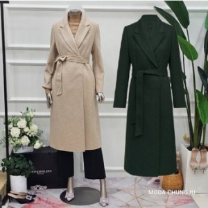 엠디 캐시미어 100 핸드메이드 벨티드 코트 MMXDAHL9030_CJ