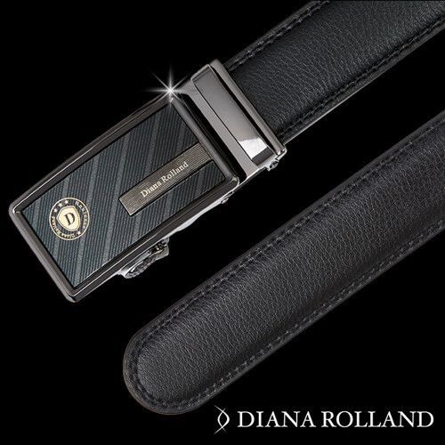 다이에나롤랑 다이에나롤랑 소가죽 자동버클 남자 벨트 허리띠_이미지