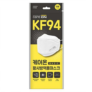 케어온 베이직 황사마스크 KF94 대형