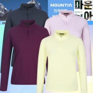  마운티아 여성 시스티셔츠Z6 잠재권축사 소재 면 처럼 포근하고 신축성이 우 S33523994