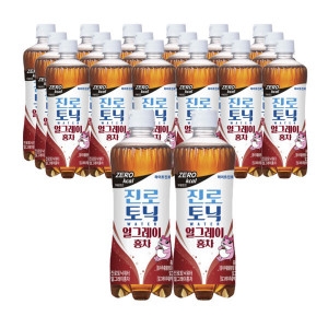  하이트진로 진로 토닉워터 얼그레이 홍차 제로 600ml [20개]