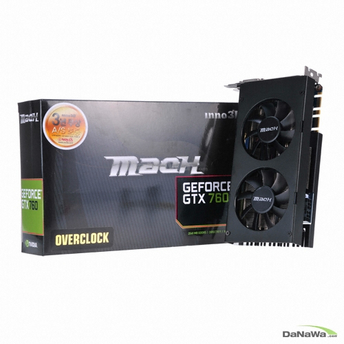 INNO3D Mach 지포스 GTX760 OC 마하 D5 2GB_이미지
